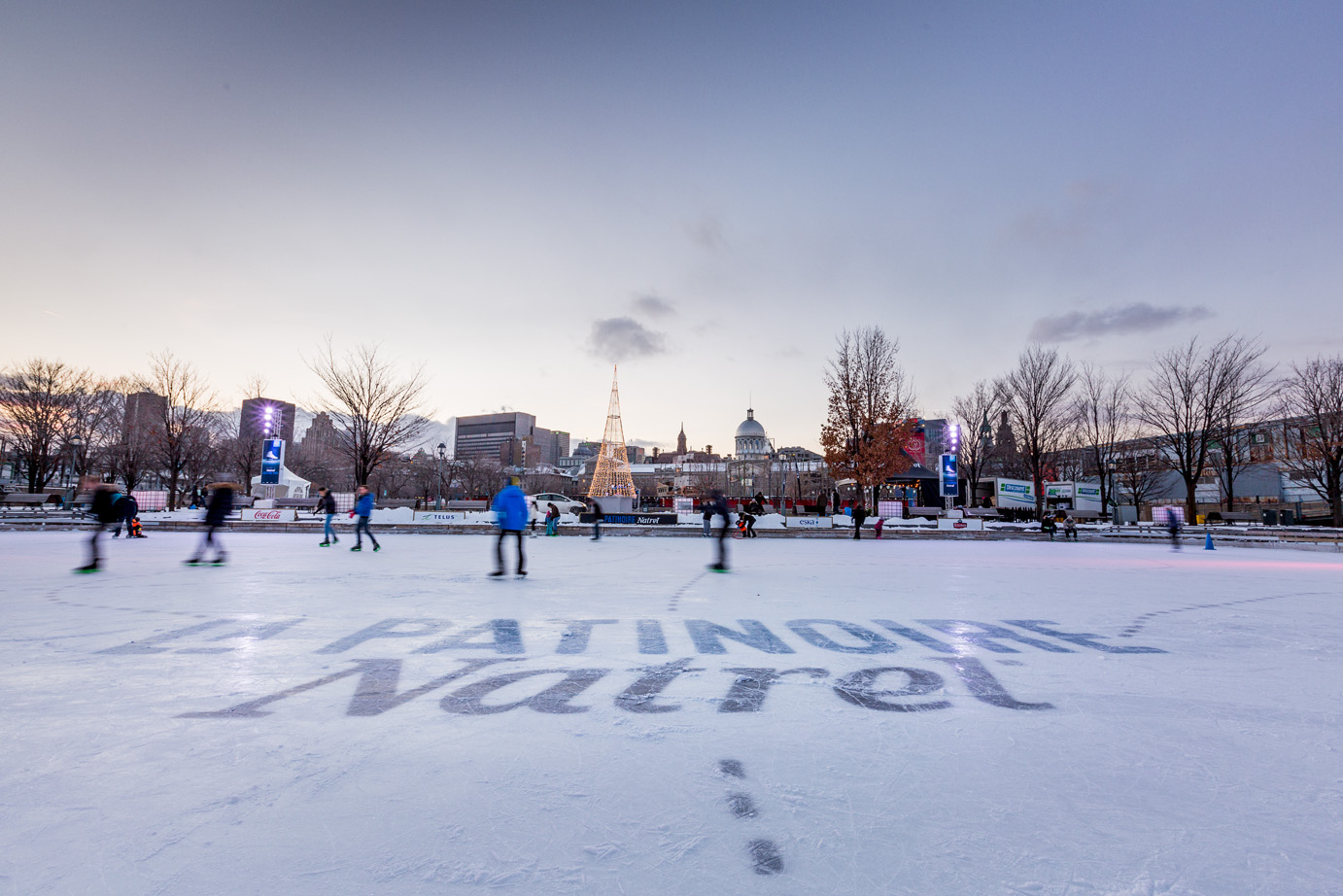 Natrel Skating Rink Old Port of Montréal