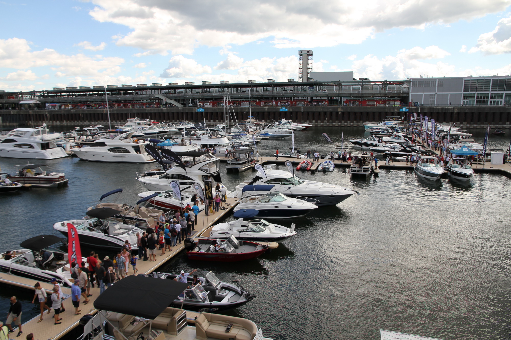 Montreal inWater boat show 2018 Old Port of Montréal