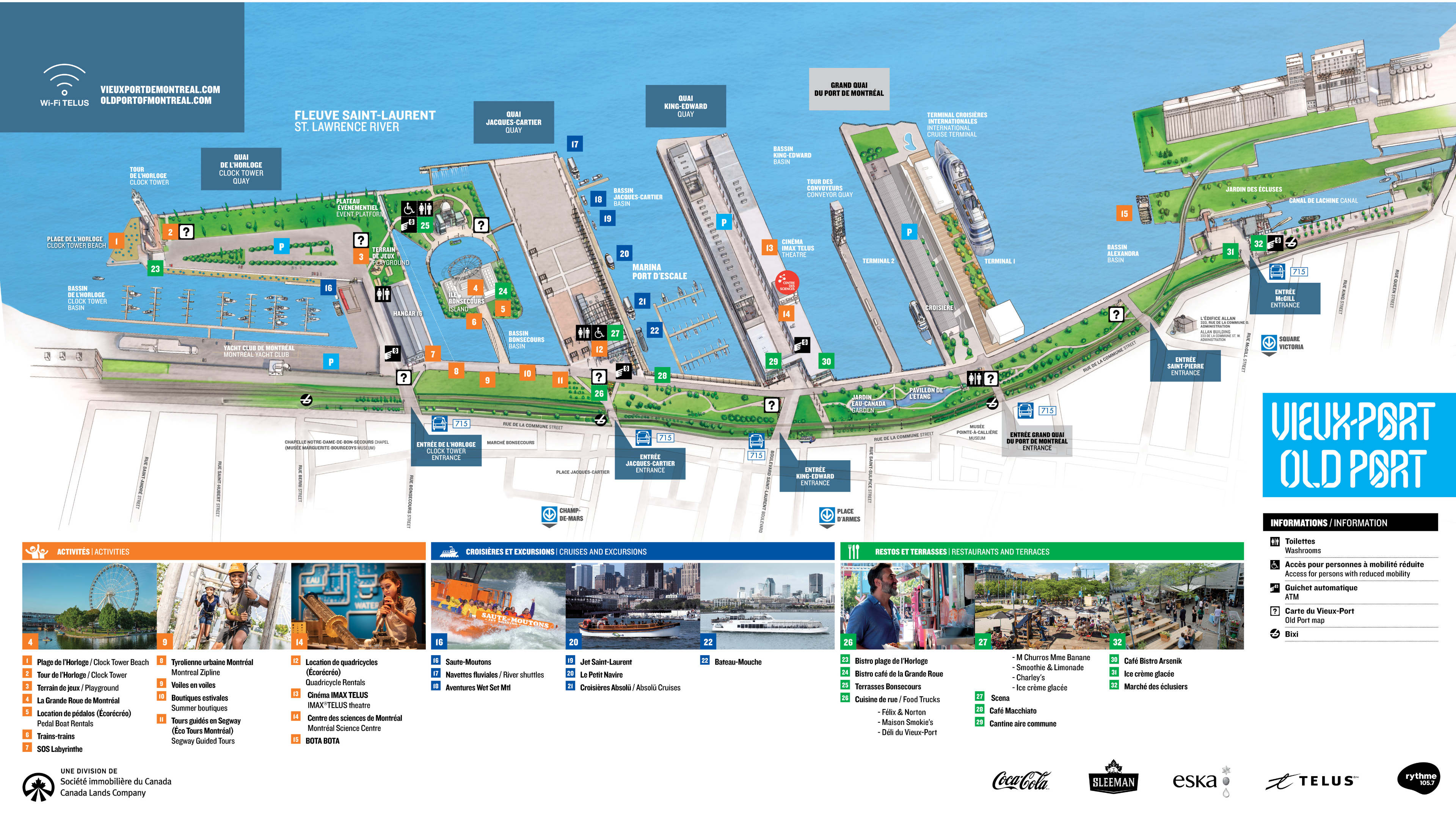 Old Port Montreal Map Plan Your Visit | Old Port Of Montréal
