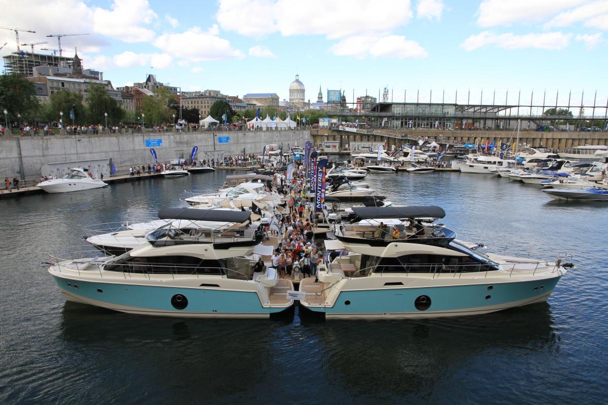 Montreal inWater boat show 2018 Old Port of Montréal