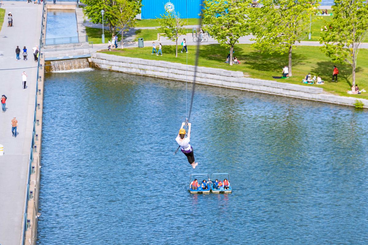 Tyrolienne Mtl Zipline Old Port of Montréal