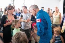 La roche lunaire du Centre des sciences de Montréal 