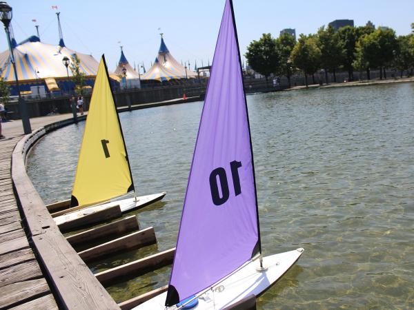 Remote-controlled sailboats