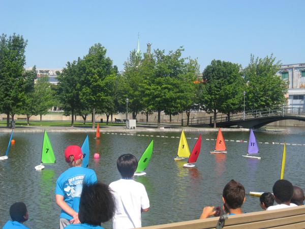 Remote-controlled sailboats