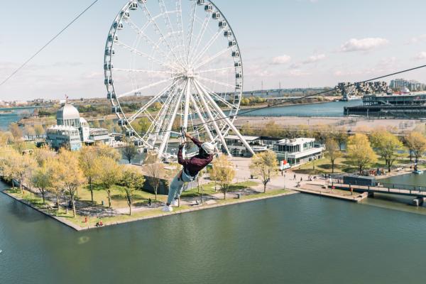 Admire montréal from up above | Old Port of Montréal